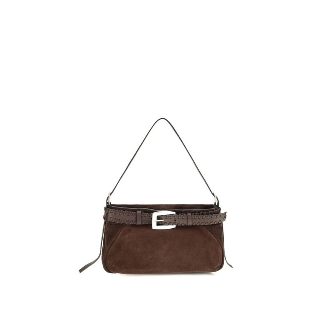 Staud Brown Lamb Ovis Aries Aries Shoulder Women's Bag